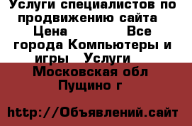 Услуги специалистов по продвижению сайта › Цена ­ 15 000 - Все города Компьютеры и игры » Услуги   . Московская обл.,Пущино г.